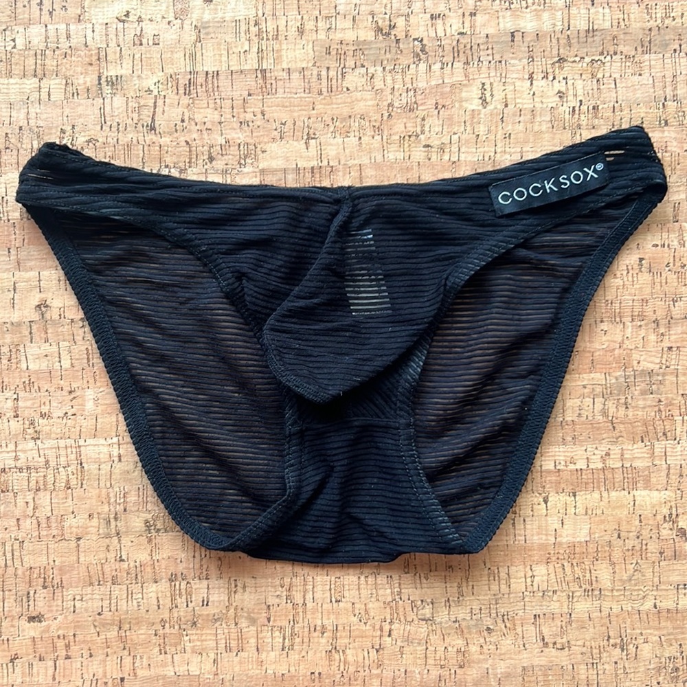 Cocksox mesh stripe brief